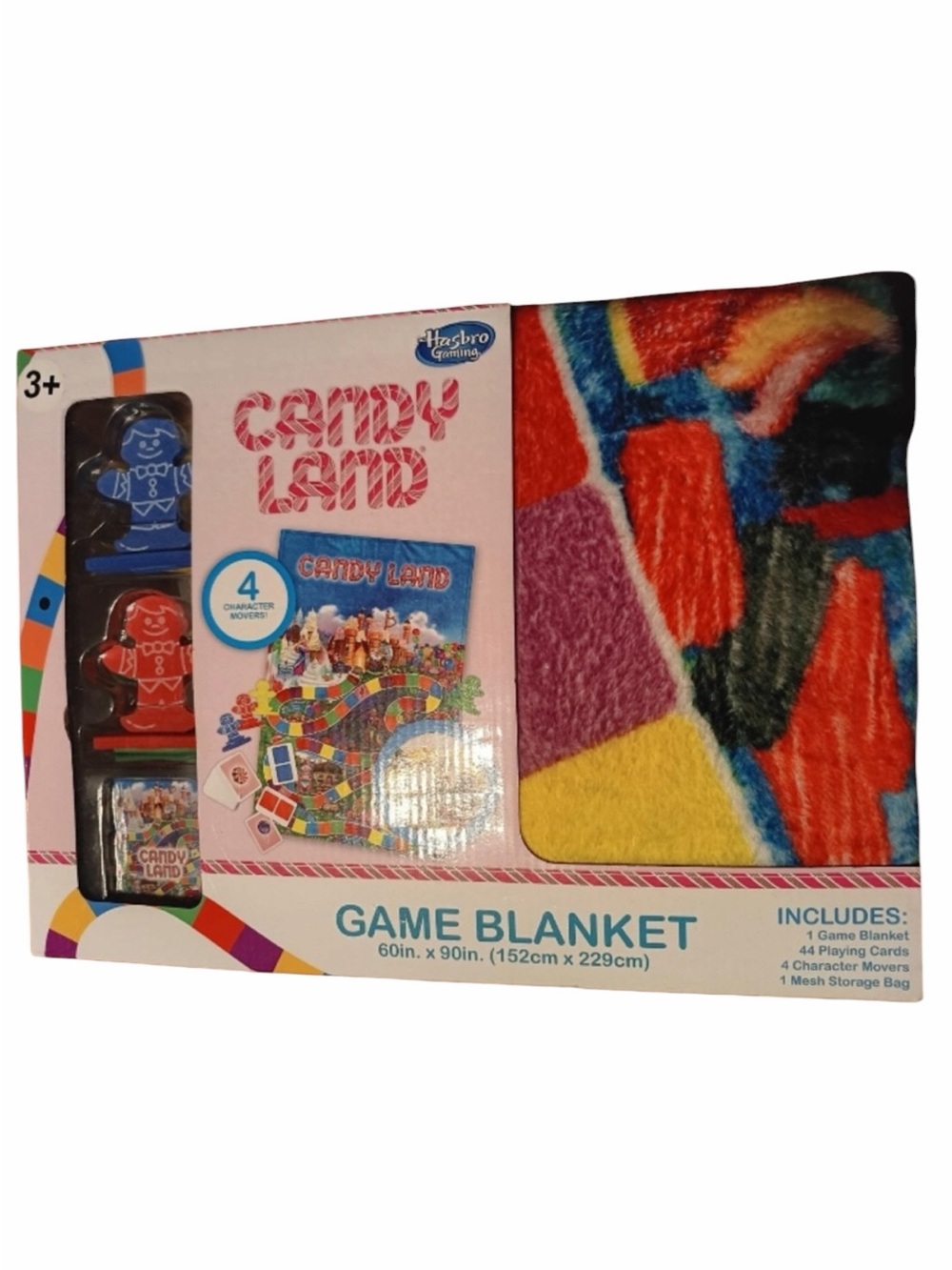 Candy Land Game Blanket By Hasbro Sealed